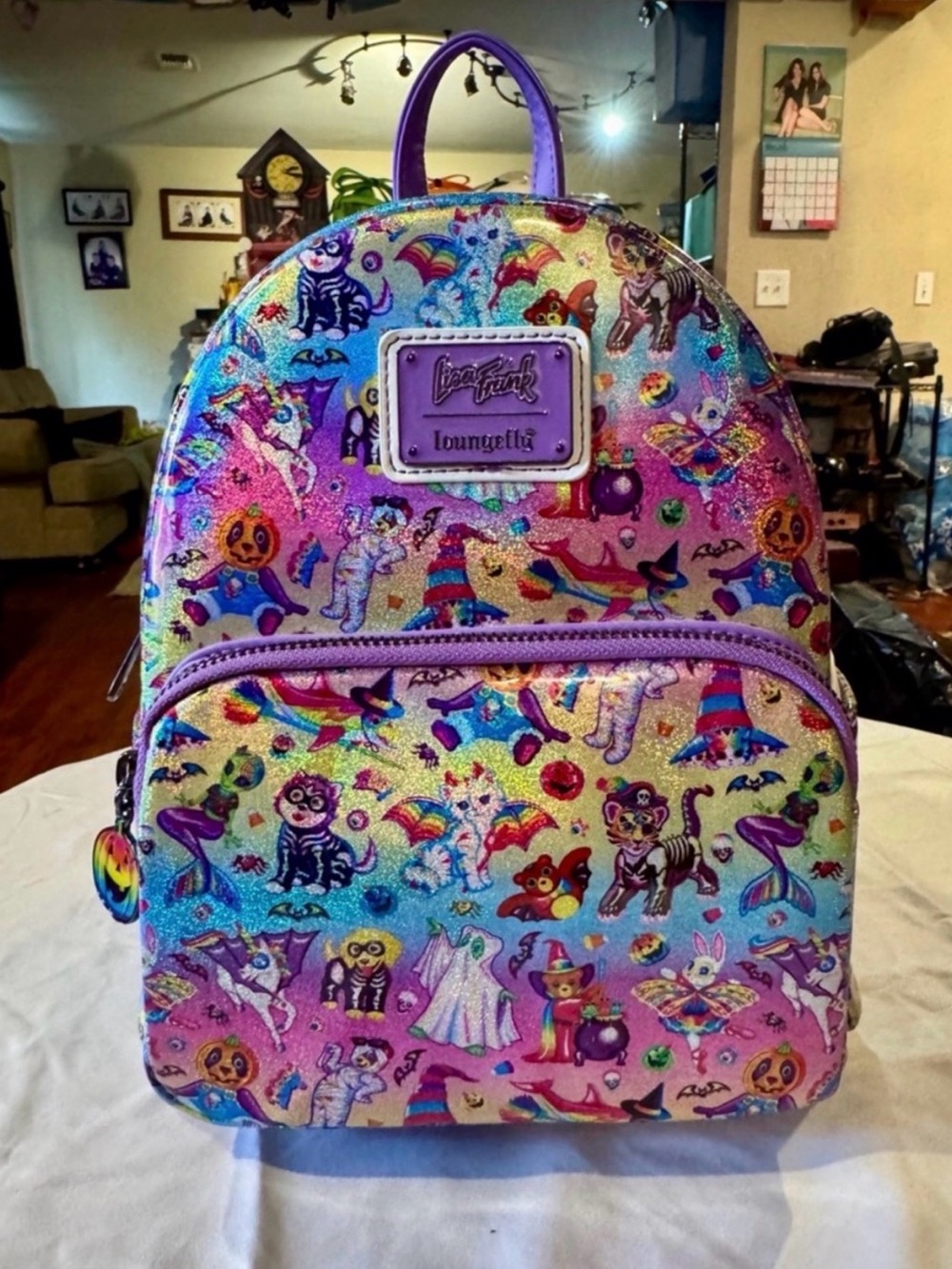 RARE Lisa Frank Halloween Loungefly